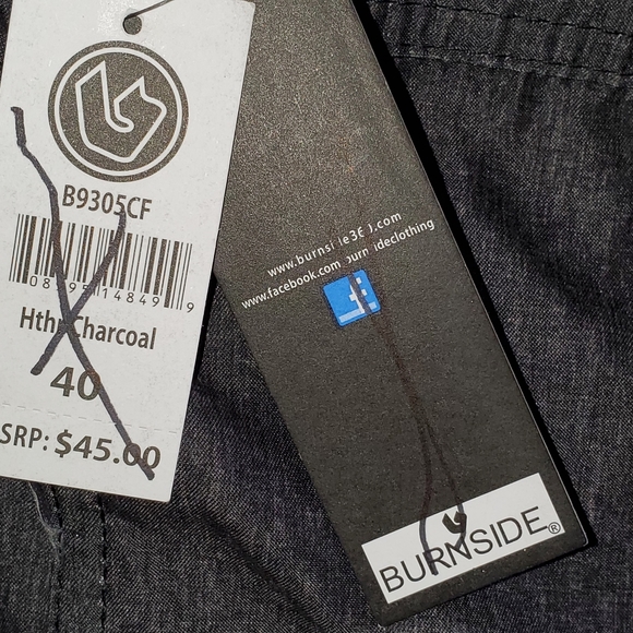 BURNSIDE Heathered Board Shorts Graphic Print - Picture 12 of 16